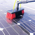 12m Teles Window Cleaning Pole with Water Fed Brush Extendable Cleaner for Conserva Roofs & Photovoltaic Panel Cleaning Ideal for Truc & Hard to Reach