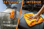 Car & RV Wash Brush Kit 48-144״ Long Extendable Handle Car, RV, Truck Washing Kit with Extension Pole - Microfiber Car Mop, Soft Washing Brush, Window Squeegee, Mitt, The Ultimate RV-Wash Cleaning Kit