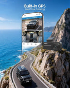 XEGA 2K 4G LTE Dual Dash Cam Front Inside, OBD Powered 24/7 Sentry Mode, APP Remote Live-View, GPS Tracking, No WiFi Car Security Camera Anti-Theft, Real-Time Alerts, Built-in SIM Card(7-Day Trial)