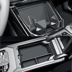 BIBIBO 2Packs 2025 2026 X3 G45 Center Console Organizer for 2025 2026 BMW X3 G45 (30 xDrive/M50 xDrive) Central Trays+ Insert Cup Holder Organizer 2026 BMW X3 G45 Accessories