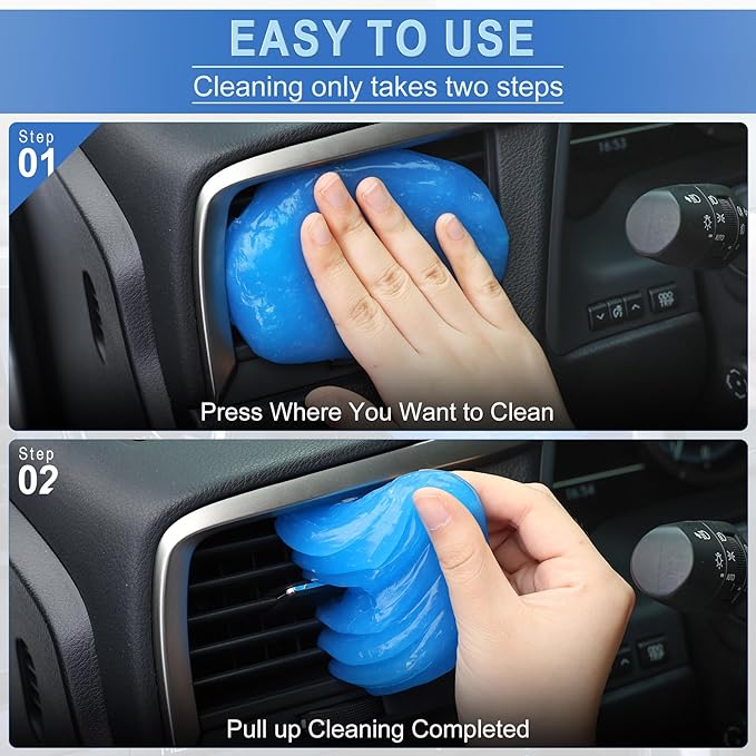 JUSTTOP Universal Cleaning Gel for Car, Detailing Putty Gel Detail Tools Car Interior Cleaner Laptop Cleaner