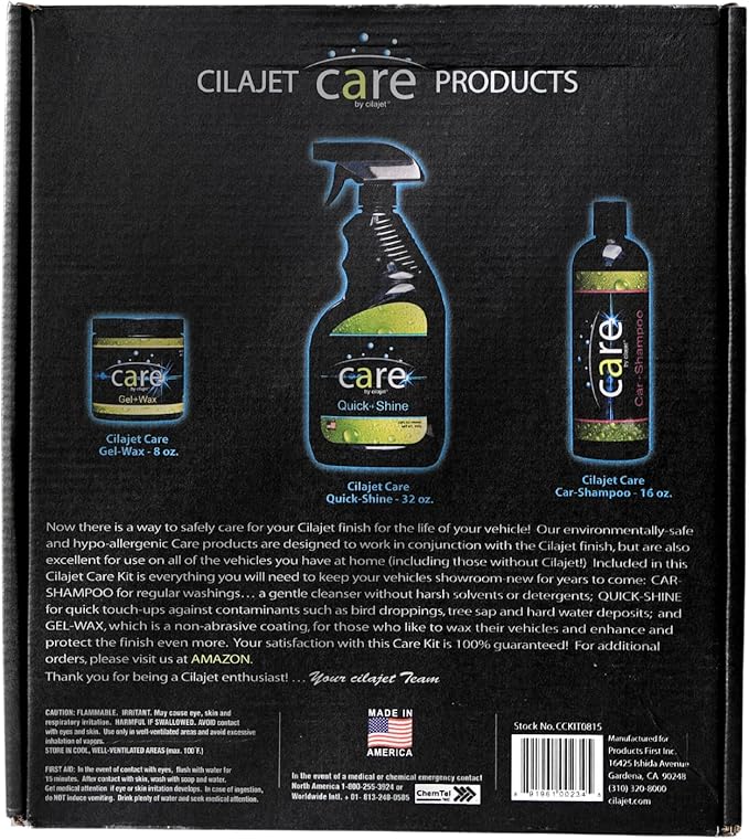 Care Car Wash Care Kit, Essential Car Cleaning Supplies, for Trucks, SUVs, and More, 5-Piece Set with Shampoo, Spray, Gel Wax, Microfiber Towels