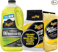 Meguiar's Hybrid Ceramic Wash & Wax Bundle - Includes Water Magnet Microfiber Drying Towel and Microfiber Wash Mitt