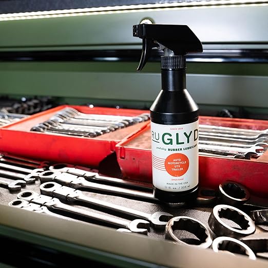 12 oz Bottle: Superior Rubber Lubricant for Smooth Tire Mounting & Enhanced Bead Protection on Cars, Trucks, and Motorcycles, Ready to Use Spray