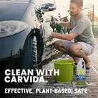 Carvida Biodegradable Car Wash, Non-Toxic, Low-Foam, Environmentally-Friendly Plant-based Concentrate, 32oz