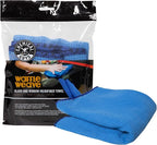 Chemical Guys MIC708 Waffle Weave Glass and Windor Microfiber Towel, Great for Cars, Trucks, SUVs, RVs & More, Blue (24"x16")