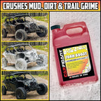 Carfidant Foam Boost Off-Road & ATV Wash Soap – Heavy Duty pH-Balanced Car Wash for Trucks, UTVs, RVs & Dirt Bikes – Quick Rinse, No Residue – Works with Foam Cannons, Guns & Buckets – 1 Gallon