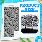 Hahafelt 2 Pack Car Seat Towel Covers with Storage Bag, 63 x 32 Inch Universal Non Slip Waterproof Sweat Protector for Car Truck, Gym Swimming Running, Machine Washable (Paisley)