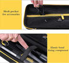 Aproca Case Compatible with Fanttik Slim V8 Apex / V8 Mate / V10 Apex / V10 Mate Cordless Car Vacuum, Portable Hard Storage Bag for Accessories -Black (Case Only)