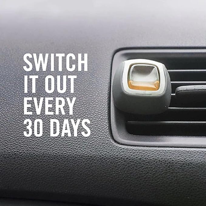 Febreze Car Odor-Eliminating Air Freshener Vent Clip, Original Old Spice Scent, 1 count