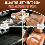 Foam Cleaner and Leather Conditioner Kit Long-Lasting Protection for Leather Car Interior, Furniture, Sofa