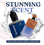 Solvère Gift Set with Refill Bottle | Automotive Air Fresheners with Solvère Fragrance | Strong Car Perfume | Odour Eliminating Car Air Fresheners by Perfa