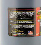Forever BLACK Tire Gel Gallon with Dispensing Pump and 2 Foam Applicators