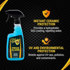 McKee's 37 - Hydro Blue SiO2 Coating | Ceramic Coating for Cars, Easy Protection & Shine Spray for Paint, Glass, Wheels, Chrome & Trim (22 oz)