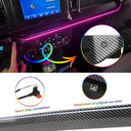Z8 LED Neon Strip Light Center Console Dashboard Trim Compatible with Ford Bronco 2021-2024 Dash Panel Replacement Parts