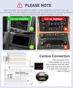 4G+64G Android Car Stereo for Chevrolet Chevy Silverado Impala Tahoe GMC Sierra Yukon Hummer H2 with Wireless CarPlay Android Auto, 7” Touchscreen Car Radio GPS WIFI SWC BT 32EQ Backup Camera