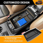 Center Console Organizer Compatible with 2021-2025 Ford Bronco Sport/2020-2025 Ford Escape Armrest Storage Tray Arm Rest Organizer for Bronco Sport/Escape Accessories(Armrest Storage Tray)