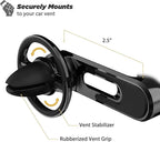 Scosche MM2VP2WDSR-XC0 MagicMount™ Pro Magnetic Car Phone Holder Bundle for Air Vent and Window or Dashboard - Strong Magnetic Mount for iPhone and Android - 360° Adjustable Secure Cell Phone Mounts