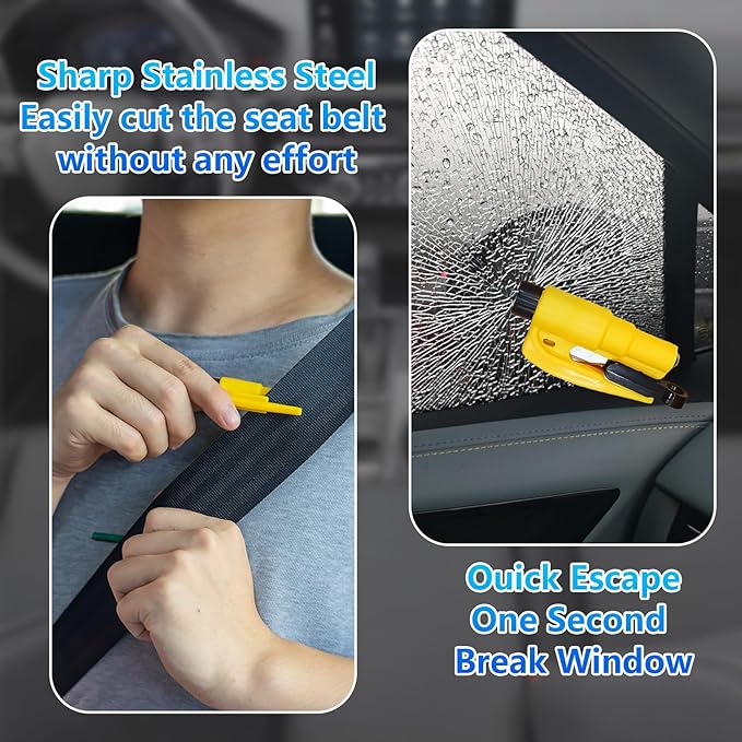 【Compatible with Ford Explorer】 Side Gap Fille,No Drop Seat Guard for Ford Explorer, Drop Seat Guards for Cars(2Pcs) with Emergency Keychain Car Escape Tool (2Pcs)