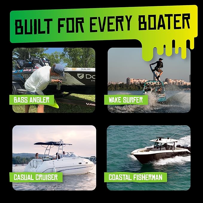 Boat Juice 2in1 Exterior Boat Cleaner & Protectant Spray | Water Spot Remover with SiO2 Ceramic Sealant | Pina Colada Scent | Marine Detailing & Boat Cleaning Supplies | Made in USA (32oz)