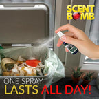 Scent Bomb Air Freshener Spray, Long-Lasting Odor Eliminator - Effective Deodorizer for Home & Car, Fresh Room Spray for Kitchen, Bathroom & Smell Neutralizer - 1 oz Pack of 4, Green Bomb Scent