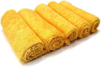 Maxshine 16" x 16" Universal 5-Piece Edgeless Microfiber Towel Set – Ultra Plush, Extra Absorbent 380GSM – Ideal for Car Wash, Home Cleaning & Pet Drying – Detailing Supplies