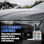 Ti22 Titanium 9H Ceramic Coating Kit - Professional Grade - Protect Your Vehicle While Increasing Shine and Gloss