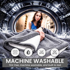 Hybrid Glass Microfiber Towel – Waffle Weave & Plush Dual Action Cleaning Cloth – Streak-Free Window and Surface Drying Towel – Professional Grade –16x16-1000 GSM 1-Pack