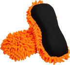 SCRUBIT Microfiber Car Wash Sponge - Non-Scratch Wash Mitt Microfibers for Cleaner Cars, Great for Everyday Cleaning - Automobile Cleaning Sponges Essential Part of Any Washing Kit - 2 Pack