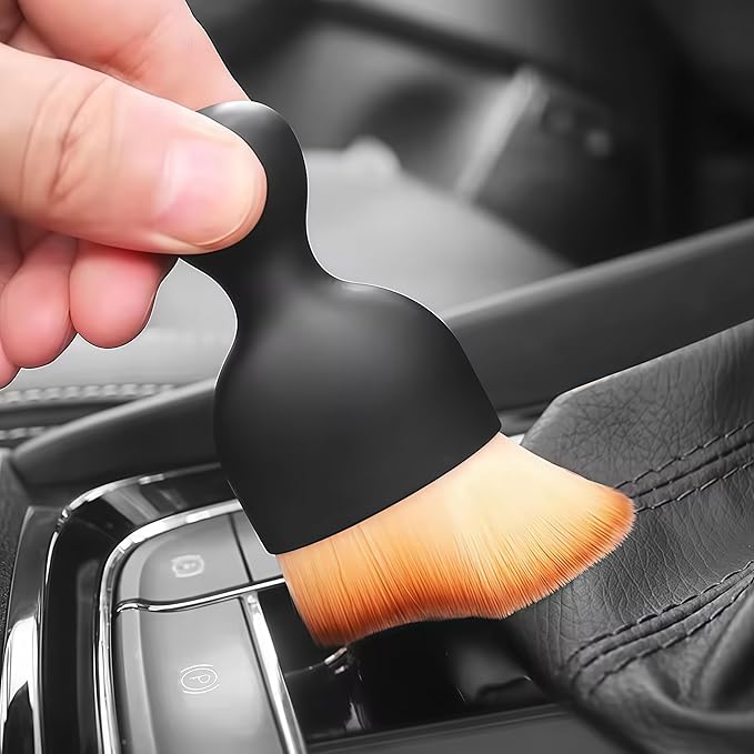 7PCS Car Beauty Brush Set, Cleaning Brushes for Car Interior or Exterior, Dust Removal and Cleaning Tools, Suitable for Logos, Vents, Wheels, Leather Seats
