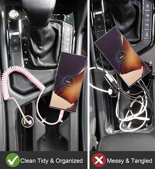 USB A to C Cable Fast Charging 3FT for Car, 2Pack USB Type C Charger Cable for iPhone 16, USB-C Cable Compatible with iPhone 17/16/15/Plus/Pro/Pro Max/Samsung Galaxy A10e A20-Pink