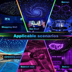 Twinkle Starlight Headliner Light,32W 1000pcs 13.1ft LED Star Ceiling Fiber Optic Light Kit APP/Remote Control for Car/Home/Party