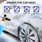 S.M. Arnold Speedy Super FOAMER Foam Cannon Soap Sprayer for Car Wash, Patio & House Cleaning |Multi-Purpose Sprayer Cleaner Cannister for Pressure Washer |for Automotives, Home, Garage, Boats & More