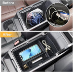 LFOTPP 2026 CRV Center Console Organizer for 2023 2024 2025 2026 Honda CRV Accessories ABS Plastic Armrest Console Tray Compatible with 2023-2026 CRV EX/EX-L/Hybrid Sport/Hybrid Sport Touring