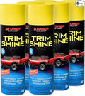Stoner Car Care 91034-6PK Trim Shine – Black Trim and Plastic Restorer for Cars – Vinyl and Plastic Trim Protectant Coating for Interior and Exterior Use – Fast-Drying No Sling – 12 oz (Pack of 6)