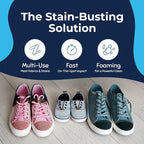 Miss Mouth's Messy Eater Stain Treater and Messy Steppers Shoe Cleaner Magic Duo - Stain Remover for Clothes, Carpet, Upholstery and Shoe Cleaner for Sneakers, Leather, Cloth, Mesh