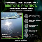 Liquid Glass Coating for Cars, High Gloss & Scratch-Resistant Self-Leveling Clear Coat Last for 10 Years, High-Gloss Shine Repairs and Protects Older Vehicles, for Car Paint, Headlights