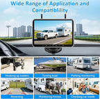 HD 1080P RV Backup Camera Wireless: 8-inch Large Screen Auto Clear Night Vision for RVs, Trailers, Campers - 20 Mins Easy-Install Plug-Play Rear View Camera Pre-Wired for Furrion System