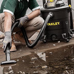 STANLEY 12 Gallon 5.5 Peak HP Wet/Dry Vacuum, 3 in 1 Shop Vacuum Blower,1-7/8"x6 Hose, Range for Garage, Carpet Clean, Workshop with Vacuum Attachments-SL18199P