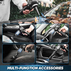 Saker Portable Car Vacuum Cordless 20000Pa 6 in 1 Multifunctional Adjustable Small Handheld Vacuum 7800mAH with Brushless Motor for Gifts, Car Home and Office SW-102