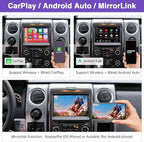 NINETOM Wireless CarPlay Retrofit Kit Decoder, Compatible with Ford (2013–2015) SYNC 2 System, Supports Android Auto, Mirror Link & Reverse Camera, USB