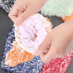 10 Pcs Microfiber Car Wash Mitt, Scratch Free Absorbent Washing Gloves for Automotive Detailing, Safe for Cars, Trucks, SUVs, 7 x 10 Inches (5 Colors)