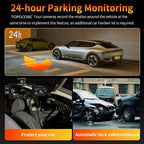 4 Channel Dash Cam 360° View, TOPGOOSE 2K Front and Rear Inside, Left Right Dash Camera for Cars, 5G WiFi & APP Control, with 64GB SD Card, G-Sensor, Night Vision, 24H Parking Mode