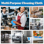 FIXSMITH Shop Towels, Microfiber Cleaning Cloth Bulk, 200 Pack Microfiber Towels for Cars, All-Purpose Absorbent Cleaning Rags, Dust Cloth for Automotive, Mechanic, Garage, Bar, 11.5 x 11.5 inch