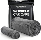 Car Drying Towel Set, 1300GSM Twisted-Loop Microfiber, 24"x36" XL + 15.7"x15.7" Detail Towel, Streak-Free, Lint-Free, Scratch-Free for Cars, SUVs & Trucks
