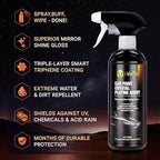 18.6oz Car Coating Spray 6-in-1 Ceramic Paint Sealant Car Wax,Gloss Shine, Extremely Hydrophobic Nano Ceramic Coating, Quick Spray & Wipe Protect Paint, Glass, Wheels, and Trim ﻿ (Pack of 2)