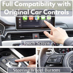 C-Pro [Native USB-A] Wireless CarPlay & Android Auto Adapter – Dual-Phone Memory (Couples), Zinc Alloy, 5GHz WiFi – Direct Plug for Standard Ports
