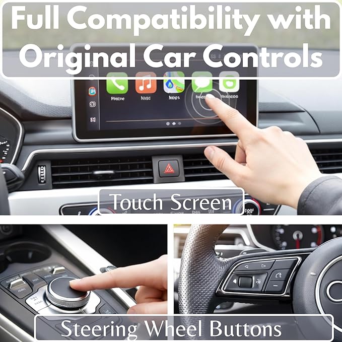 C-Pro [Native USB-C] Wireless CarPlay & Android Auto Adapter – Dual-Phone Memory (Couples), Zinc Alloy, 5GHz WiFi – Direct Plug for Modern Ports