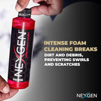 Nexgen High Foam Car Wash (16oz) - Professional-Grade, pH-Balanced car soap for Spotless Shine - On-the-Go Car Detailing - Car Cleaning Supplies - Safe for Coated, Waxed & Sealed Finishes