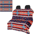 Lonfliness Car Seat Cover Towel Non Slip Back Seat Car Seat Towel Performance Microfiber Athletic Running Towel Washable Seat Cover for Gym Workout Sweat Outdoor Sport Beach Hiking Yoga (Aztec)